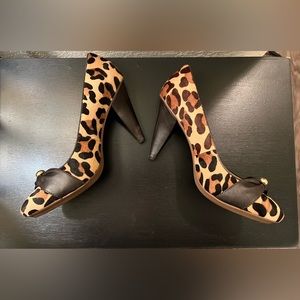 Coach Alaina calf hair pumps